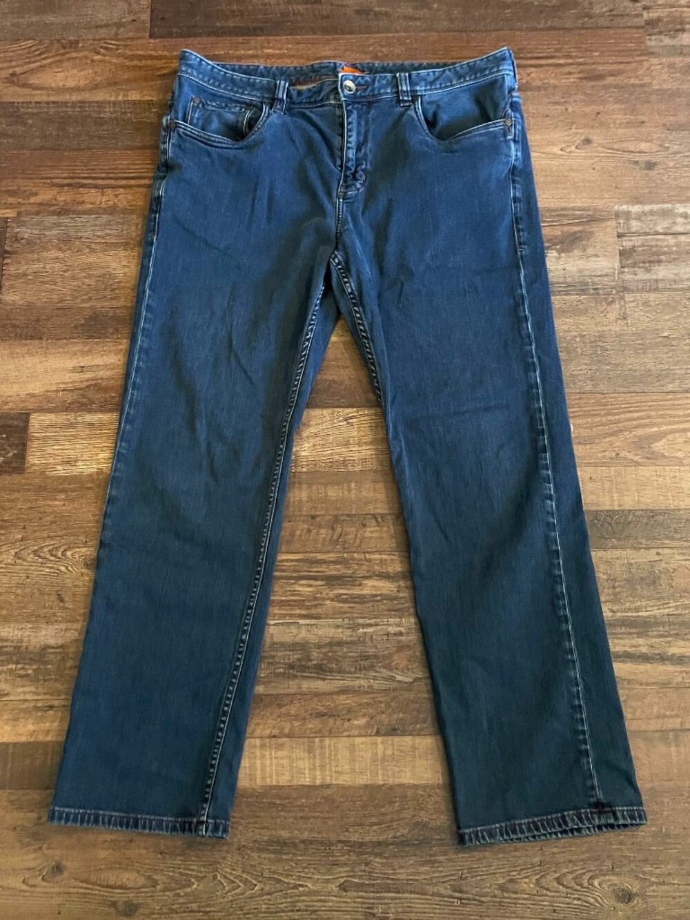 Tommy Bahama Jeans Mens 36 x 30 Blue Sand Drifter Straight Leg Dark Wash Denim